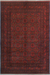 Khal Mohammadi Yosuf Red/Navy Rug, 6'6" x 9'8"