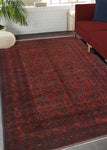 Khal Mohammadi Yosuf Red/Navy Rug, 6'6" x 9'8"