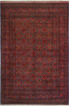 Khal Mohammadi Tayte Red/Navy Rug, 6'7" x 9'7"