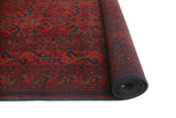 Khal Mohammadi Tayte Red/Navy Rug, 6'7" x 9'7"