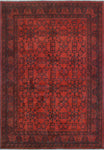 Khal Mohammadi Zarlasht Red/Navy Rug, 6'9" x 9'8"