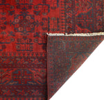 Khal Mohammadi Zarlasht Red/Navy Rug, 6'9" x 9'8"