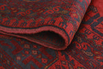 Khal Mohammadi Zarlasht Red/Navy Rug, 6'9" x 9'8"