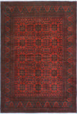 Khal Mohammadi Vassy Red/Navy Rug, 6'8" x 9'11"