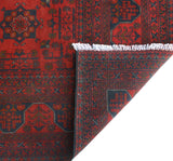 Khal Mohammadi Vassy Red/Navy Rug, 6'8" x 9'11"