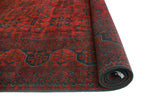 Khal Mohammadi Vassy Red/Navy Rug, 6'8" x 9'11"