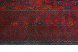 Khal Mohammadi Marla Red/Navy Rug, 6'6" x 9'7"