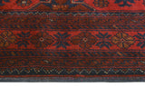 Khal Mohammadi Marty Red/Navy Rug, 8'3" x 11'4"