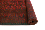 Khal Mohammadi Marty Red/Navy Rug, 8'3" x 11'4"