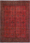 Khal Mohammadi Ladan Red/Navy Rug, 8'3" x 11'3"