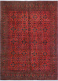 Khal Mohammadi Ladan Red/Navy Rug, 8'3" x 11'3"