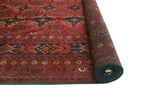 Khal Mohammadi Noslen Burgundy/Navy Rug, 7'11" x 11'3"