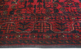 Khal Mohammadi Sharyn Red/Navy Rug, 8'0" x 11'0"