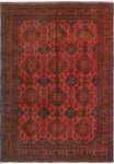 Khal Mohammadi Lylah Red/Navy Rug, 8'4" x 11'4"