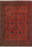 Khal Mohammadi Lylah Red/Navy Rug, 8'4" x 11'4"