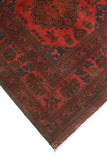 Khal Mohammadi Lylah Red/Navy Rug, 8'4" x 11'4"