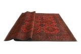 Khal Mohammadi Lylah Red/Navy Rug, 8'4" x 11'4"