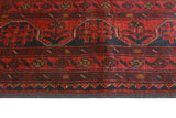 Khal Mohammadi Lylah Red/Navy Rug, 8'4" x 11'4"