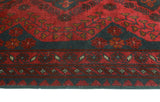 Khal Mohammadi Otto Red/Navy Runner, 2'7" x 6'2"