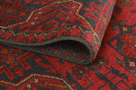 Khal Mohammadi Qudoos Red/Navy Runner, 2'6" x 6'2"