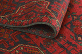 Khal Mohammadi Qudoos Red/Navy Runner, 2'6" x 6'2"