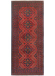 Khal Mohammadi Necar Red/Navy Runner, 2'8" x 6'4"