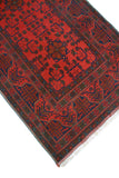 Khal Mohammadi Schachno Red/Navy Runner, 2'8" x 6'4"