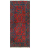 Khal Mohammadi Melvin Red/Navy Runner, 2'8" x 6'5"