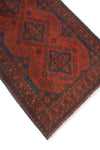 Khal Mohammadi Tomiris Red/Navy Runner, 2'7" x 6'2"