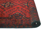 Khal Mohammadi Lawrence Red/Navy Runner, 2'9" x 9'6"