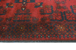 Khal Mohammadi Raleigh Red/Navy Runner, 2'7" x 9'6"