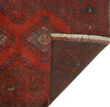 Khal Mohammadi Velma Red/Navy Runner, 2'9" x 9'7"