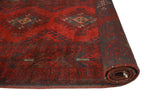 Khal Mohammadi Velma Red/Navy Runner, 2'9" x 9'7"