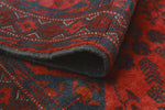 Khal Mohammadi Myra Red/Navy Runner, 2'7" x 9'7"