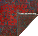 Khal Mohammadi Munim Red/Navy Runner, 2'8" x 9'5"