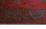 Khal Mohammadi Munim Red/Navy Runner, 2'8" x 9'5"