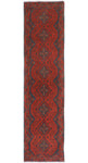 Khal Mohammadi Sharlene Red/Navy Runner, 2'5" x 9'4"