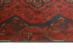 Khal Mohammadi Sharlene Red/Navy Runner, 2'5" x 9'4"