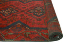 Khal Mohammadi Sharlene Red/Navy Runner, 2'5" x 9'4"