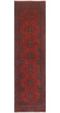 Khal Mohammadi Ryan Red/Navy Runner, 2'8" x 9'7"