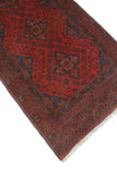 Khal Mohammadi Ryan Red/Navy Runner, 2'8" x 9'7"