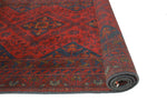 Khal Mohammadi Ryan Red/Navy Runner, 2'8" x 9'7"