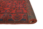 Khal Mohammadi Nathan Red/Navy Runner, 2'7" x 9'5"