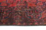 Khal Mohammadi Mamie Red/Navy Runner, 2'9" x 9'7"