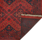 Khal Mohammadi Noor Red/Navy Runner, 2'7" x 9'7"