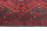 Khal Mohammadi Noor Red/Navy Runner, 2'7" x 9'7"