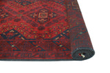 Khal Mohammadi Noor Red/Navy Runner, 2'7" x 9'7"