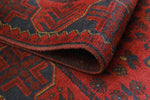 Khal Mohammadi Vingon Red/Navy Runner, 2'8" x 9'9"