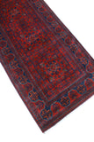 Khamyab Oaklyn Red/Navy Runner, 2'9" x 19'2"