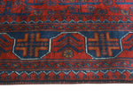 Khamyab Oaklyn Red/Navy Runner, 2'9" x 19'2"